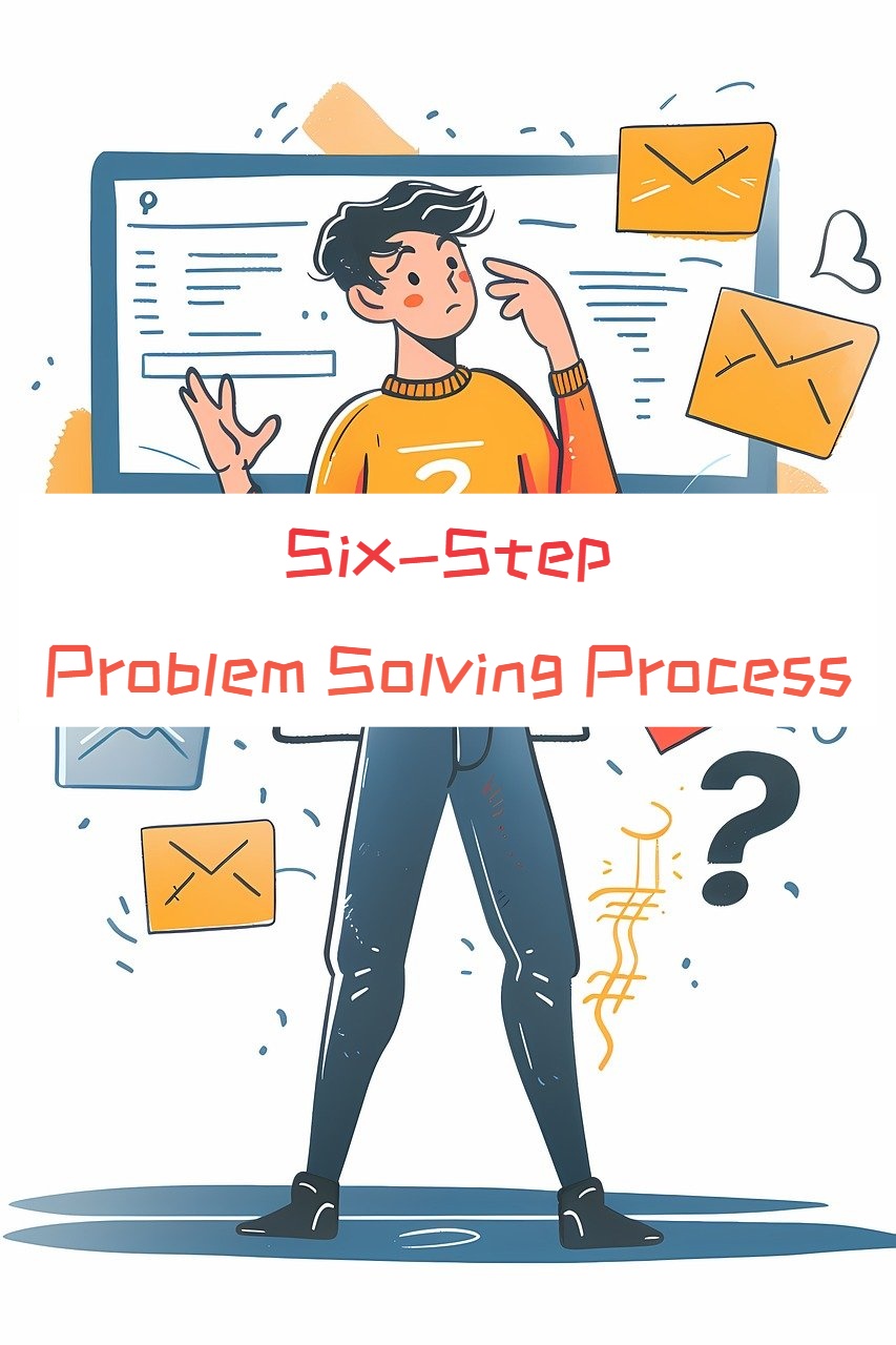 what are the six basic step of the problem solving process?