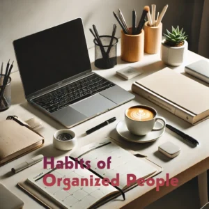 Habits of organized people